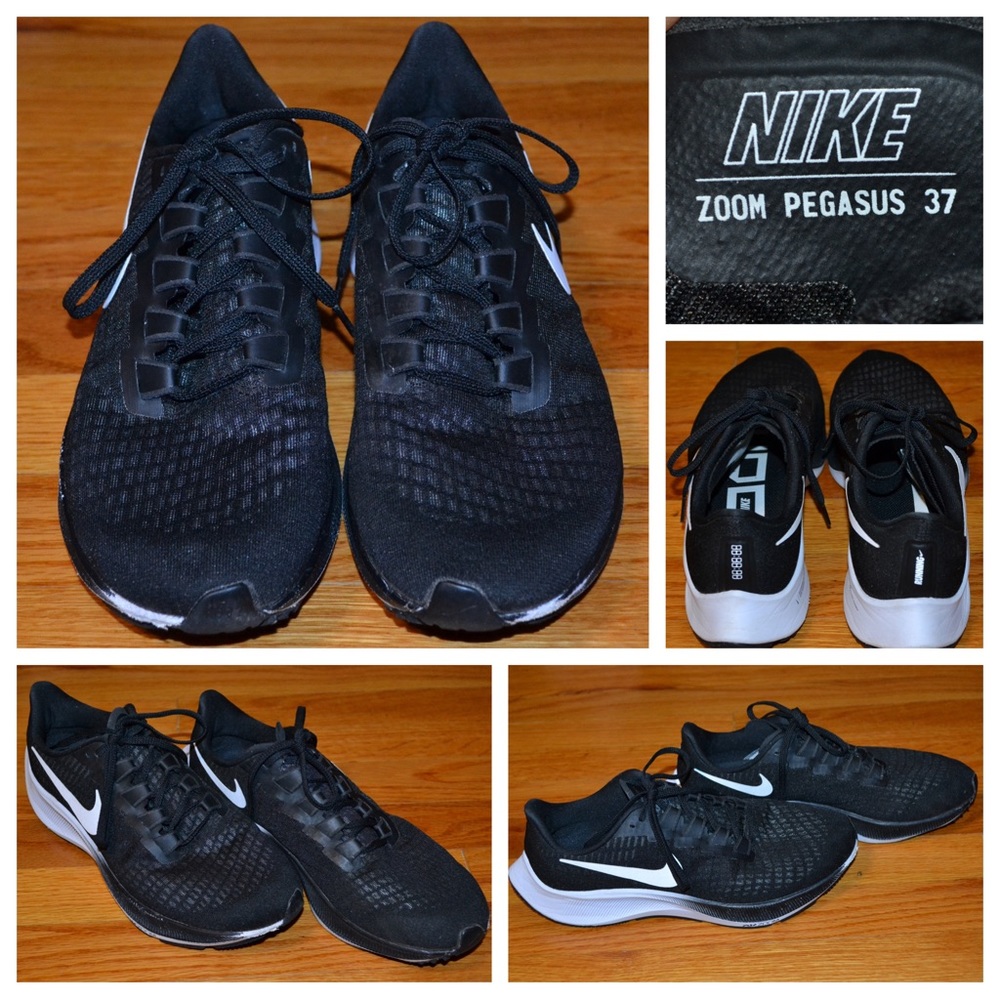 Men’s Nike Zoom Pegasus 37 running shoes, size men’s 8